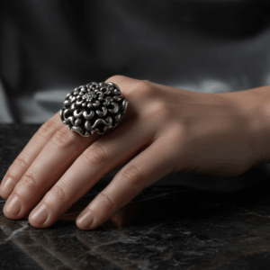 Anillos plata inflada